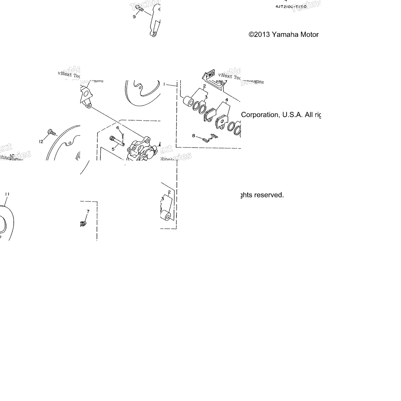 Rear Brake Caliper