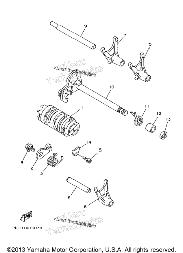 Shift Cam Fork
