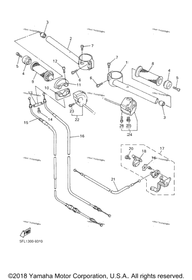 Steering Handle Cable