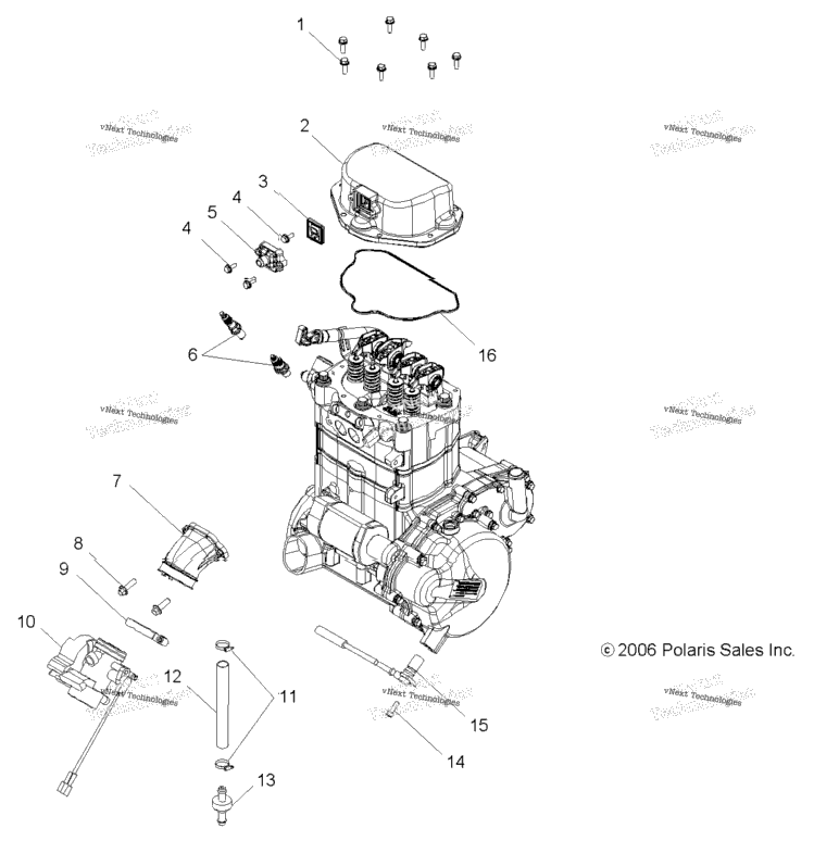 Engine, Throttle Body Mounting