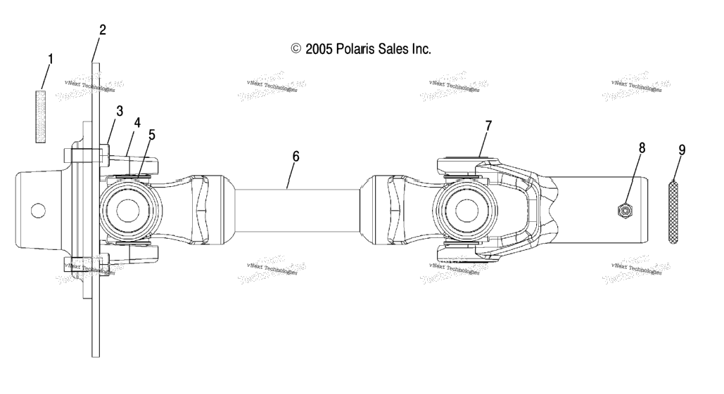 Shaft, Prop, Rear