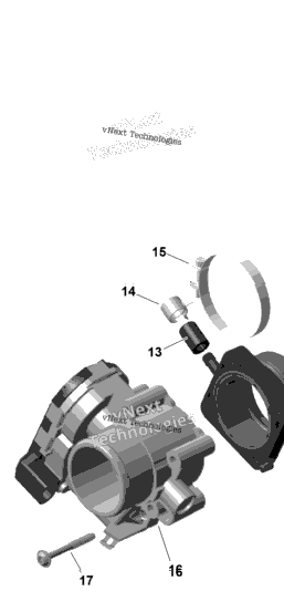 Rotax - Air Intake Manifold And Throttle Body