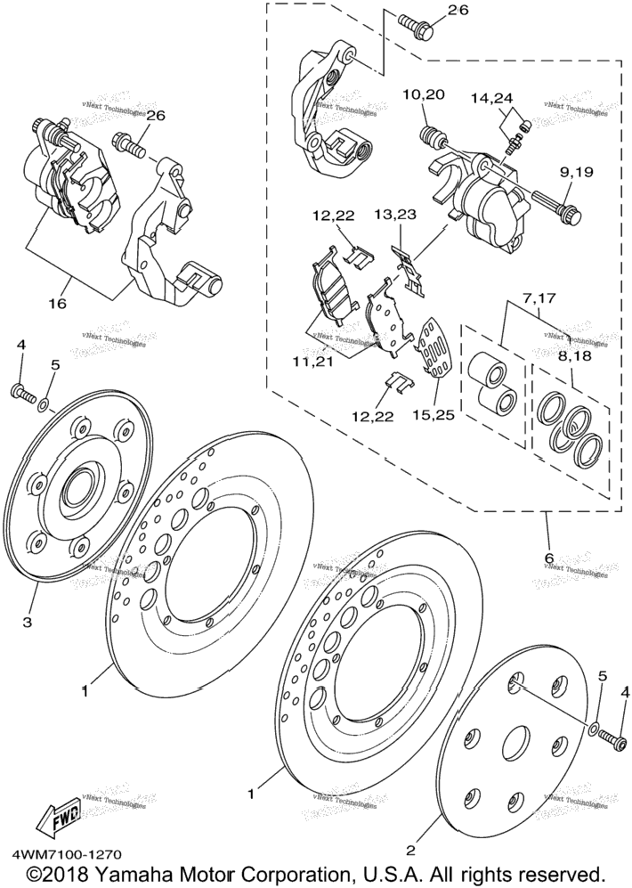 Front Brake Caliper