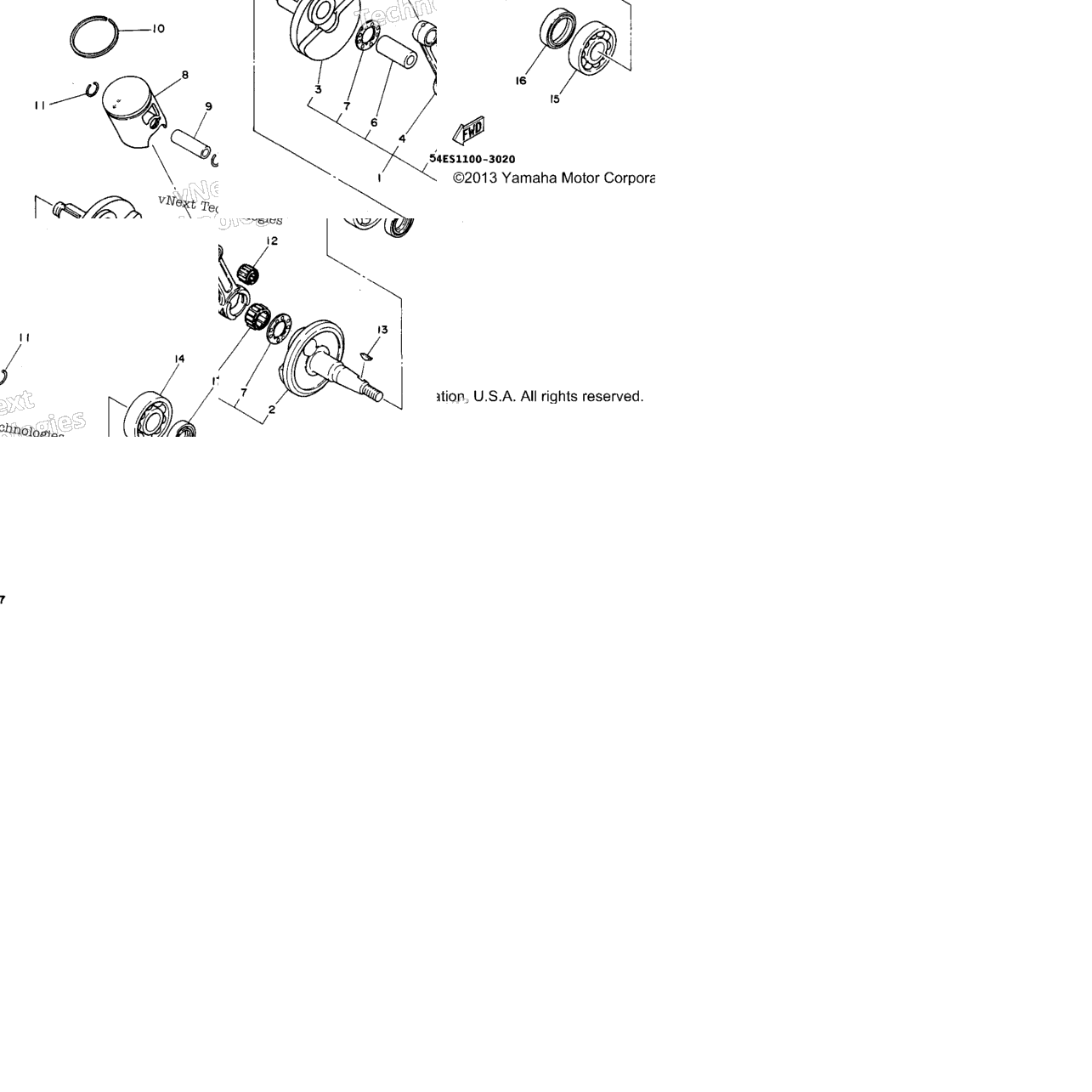 Crankshaft - Piston