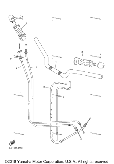 Steering Handle Cable
