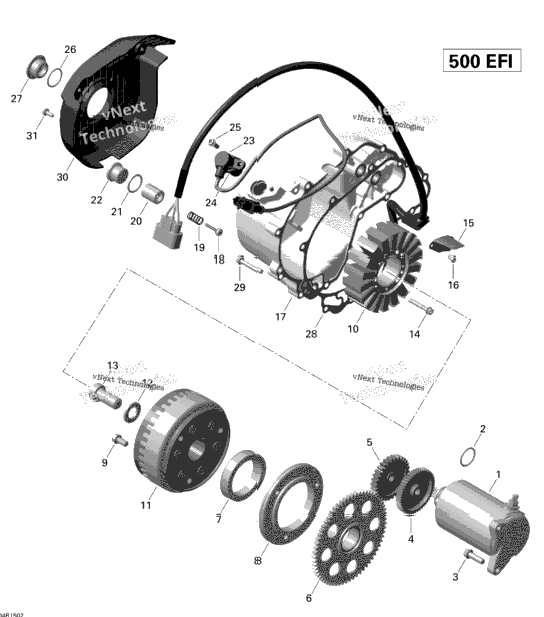 Magneto And Electric Starter Outlander