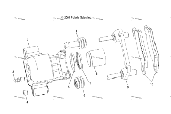 Brake Caliper, Rear