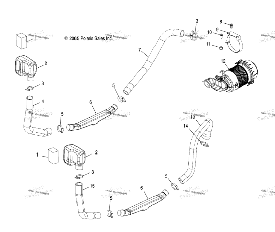 Engine & Clutch Air Intake