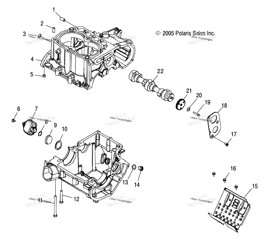 Engine, Crankcase