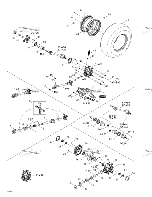 Drive System, Rear