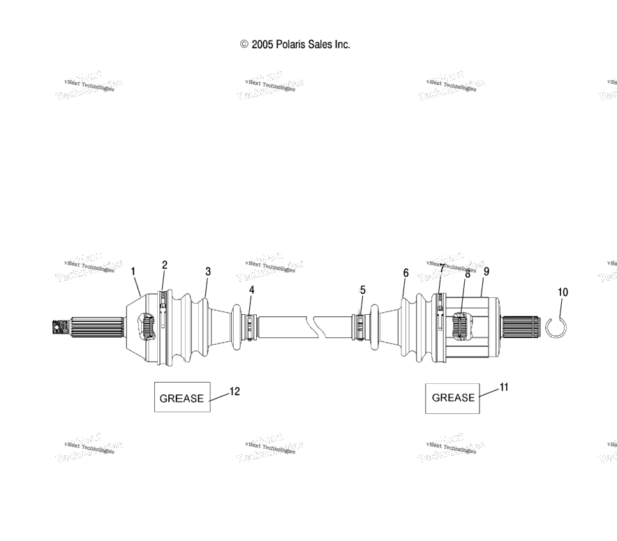 Shaft, Drive, Front