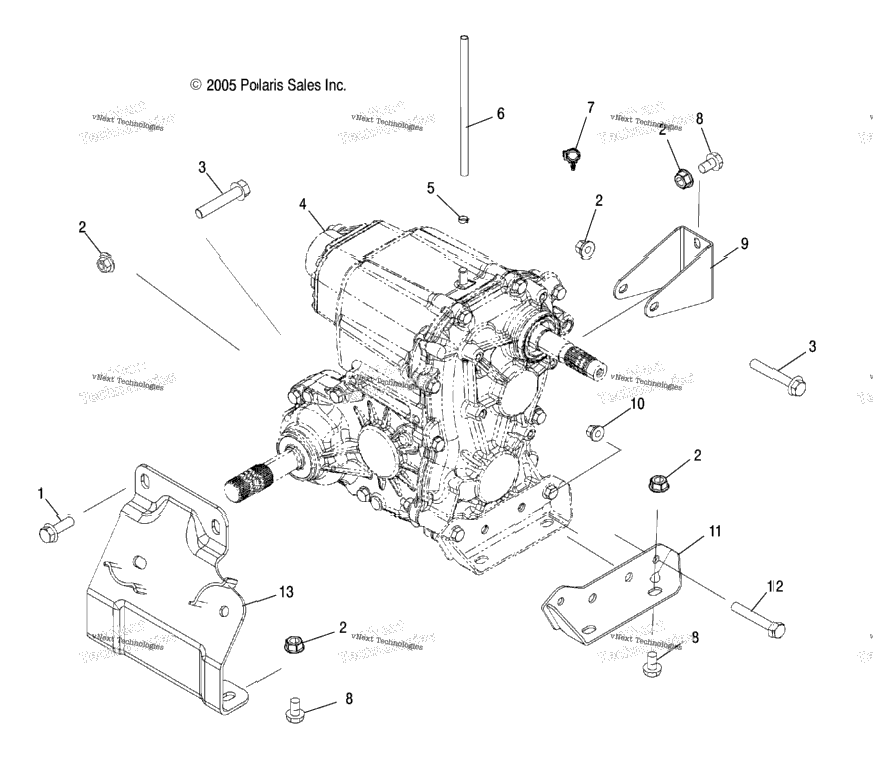 Transmission, Mounting
