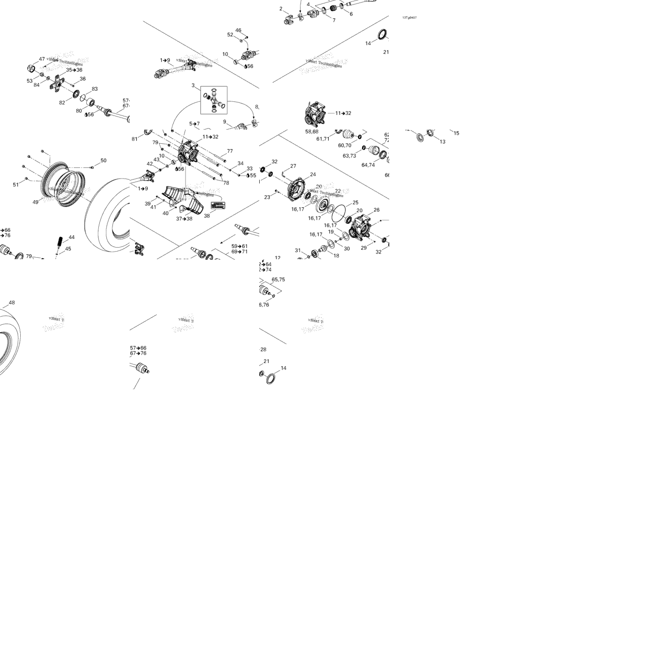 Drive System, Rear