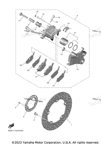 Rear Brake Caliper