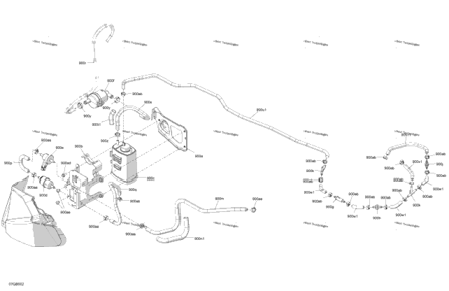 Engine - Charcoal Canister Assembly