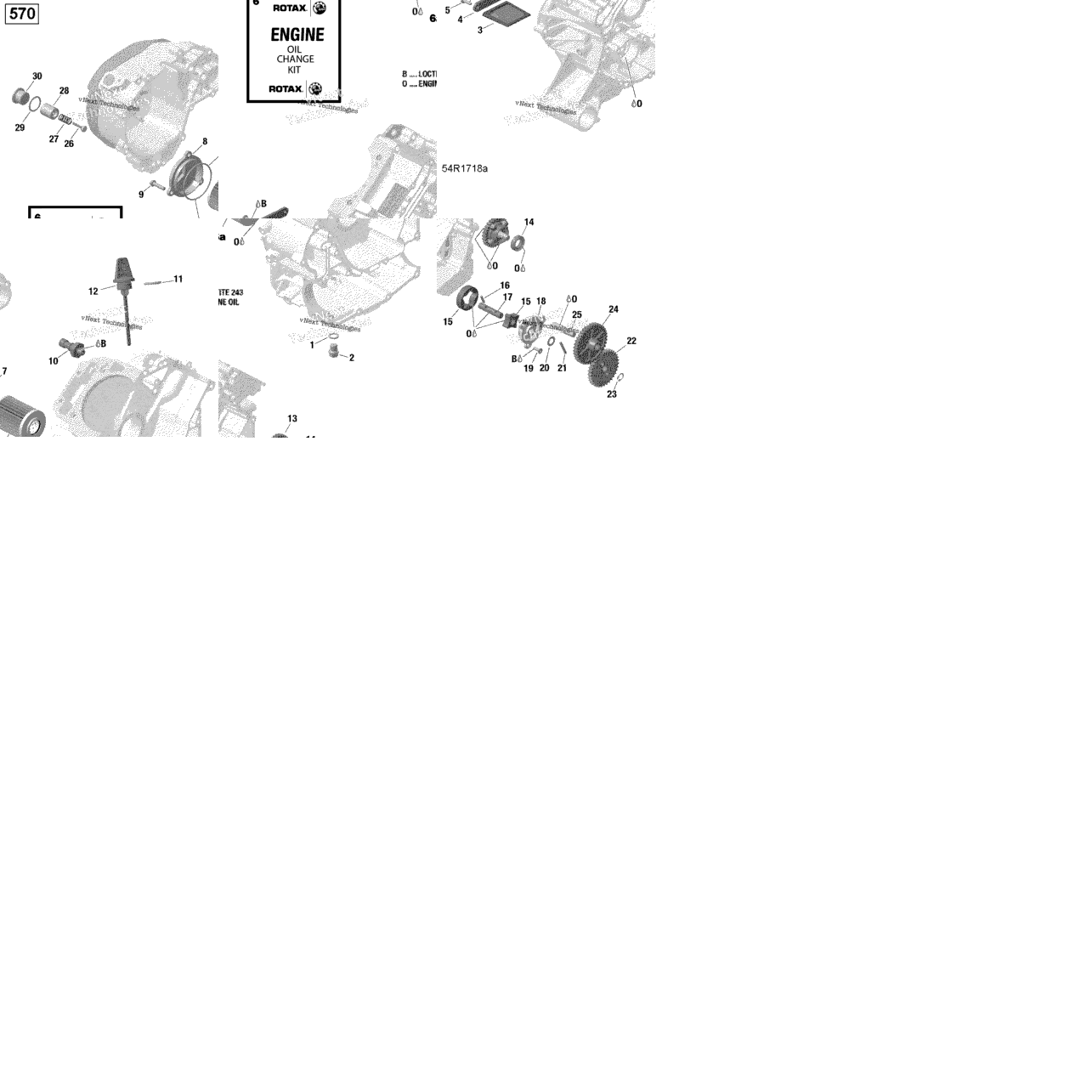 Rotax - Engine Lubrication - 570 Efi