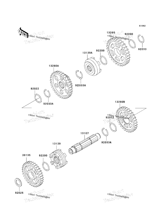 Gear Change Drum/Shift Fork(S)