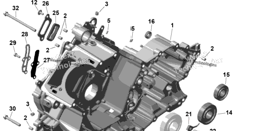 Rotax - Crankcase