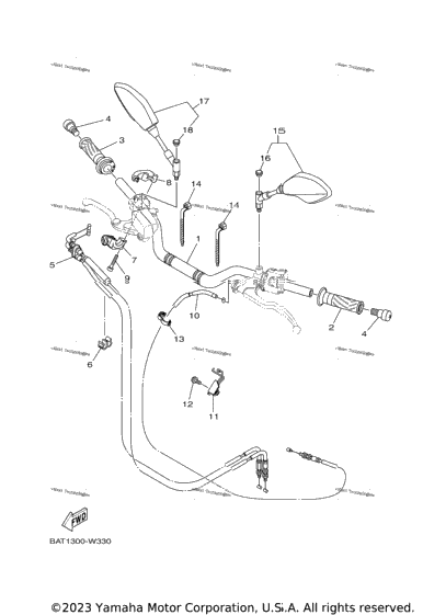 Steering Handle & Cable