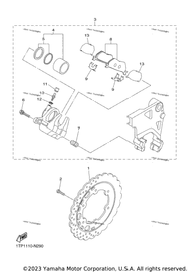 Rear Brake Caliper