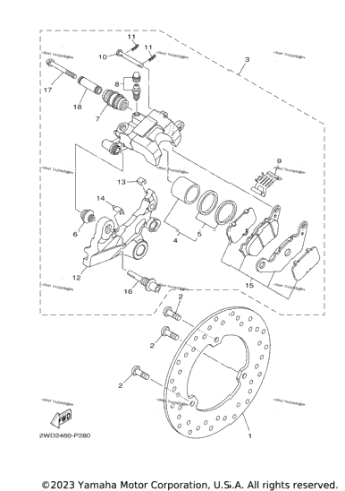 Rear Brake Caliper