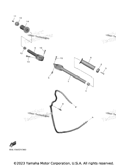 Steering Handle & Cable