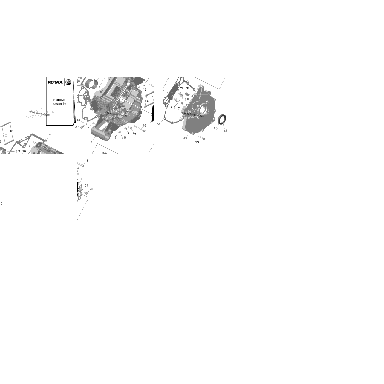 Rotax - Crankcase - V2