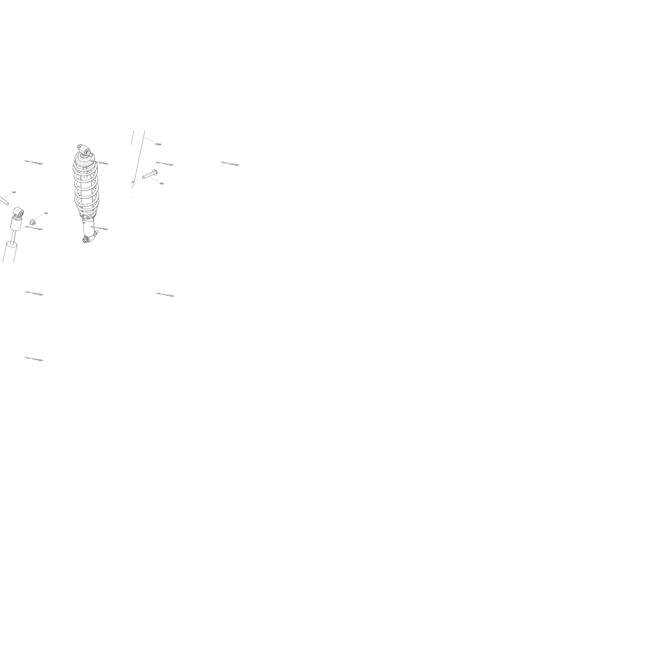 Suspension - Shocks - Rear Section - Std