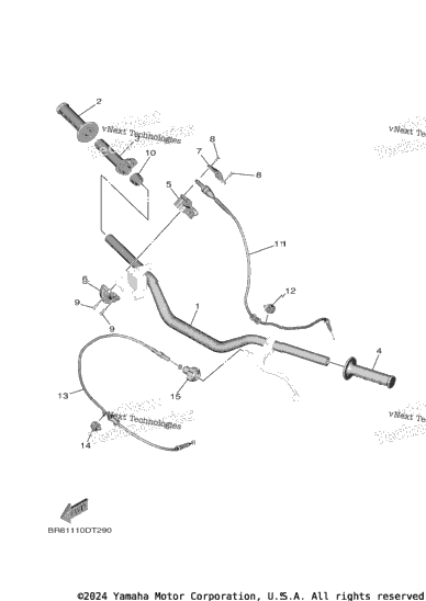 Steering Handle & Cable