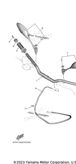 Steering Handle & Cable