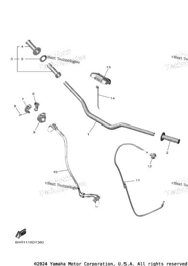 Steering Handle & Cable