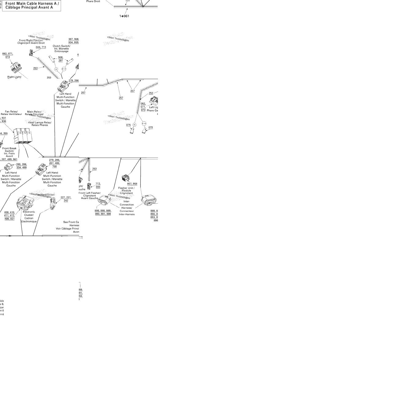 Electrical Harness, Front Section