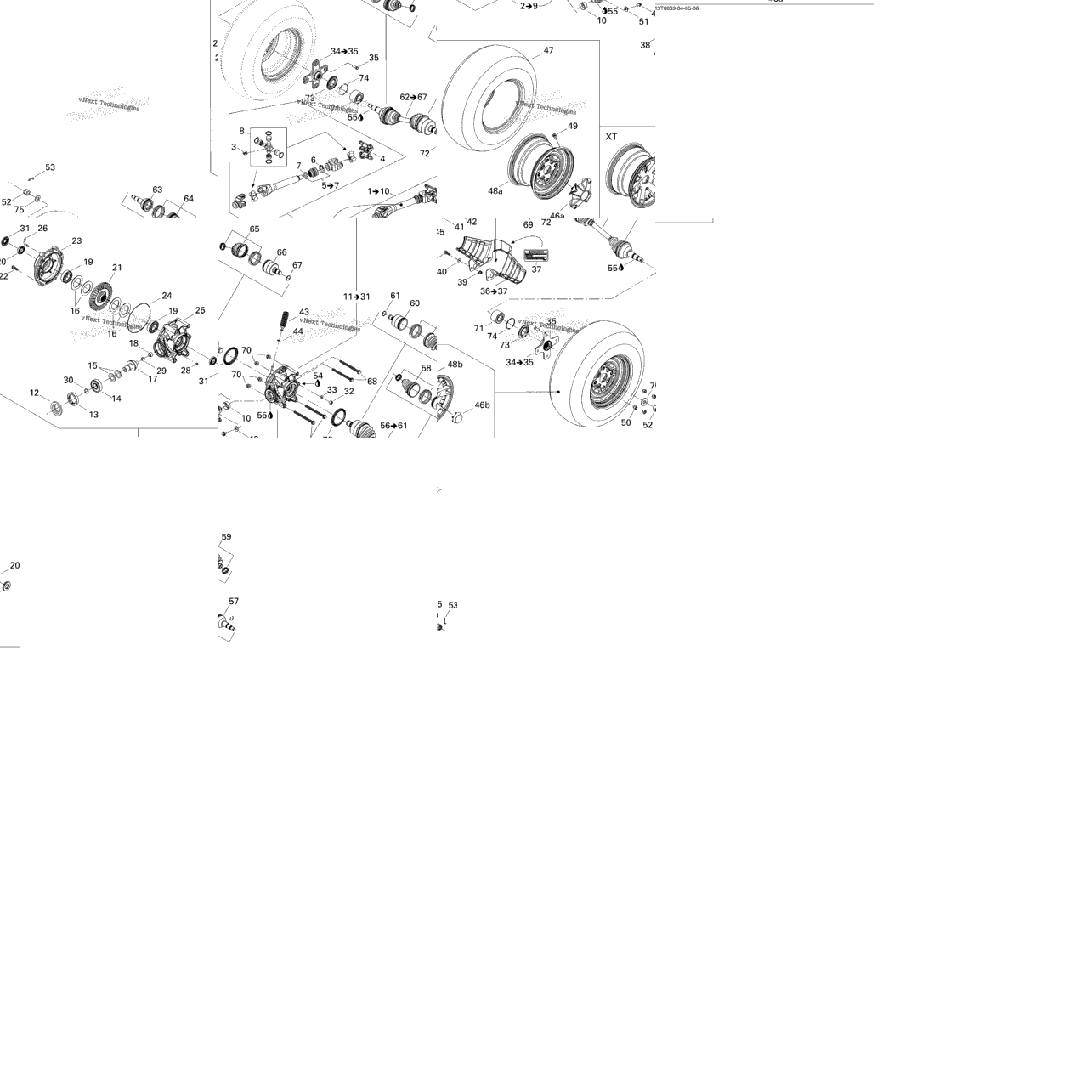 Drive System, Rear Std
