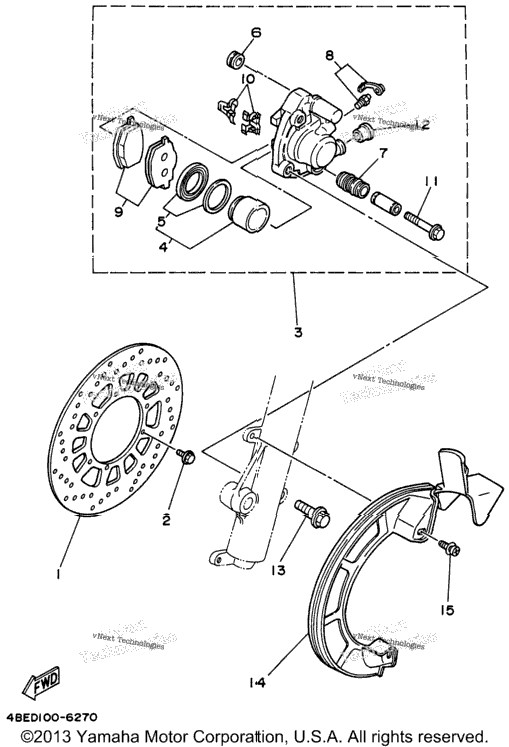 Front Brake Caliper