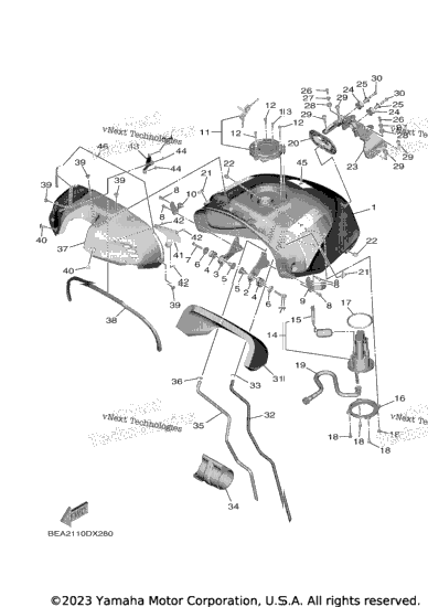 Fuel Tank 1 (For U49)