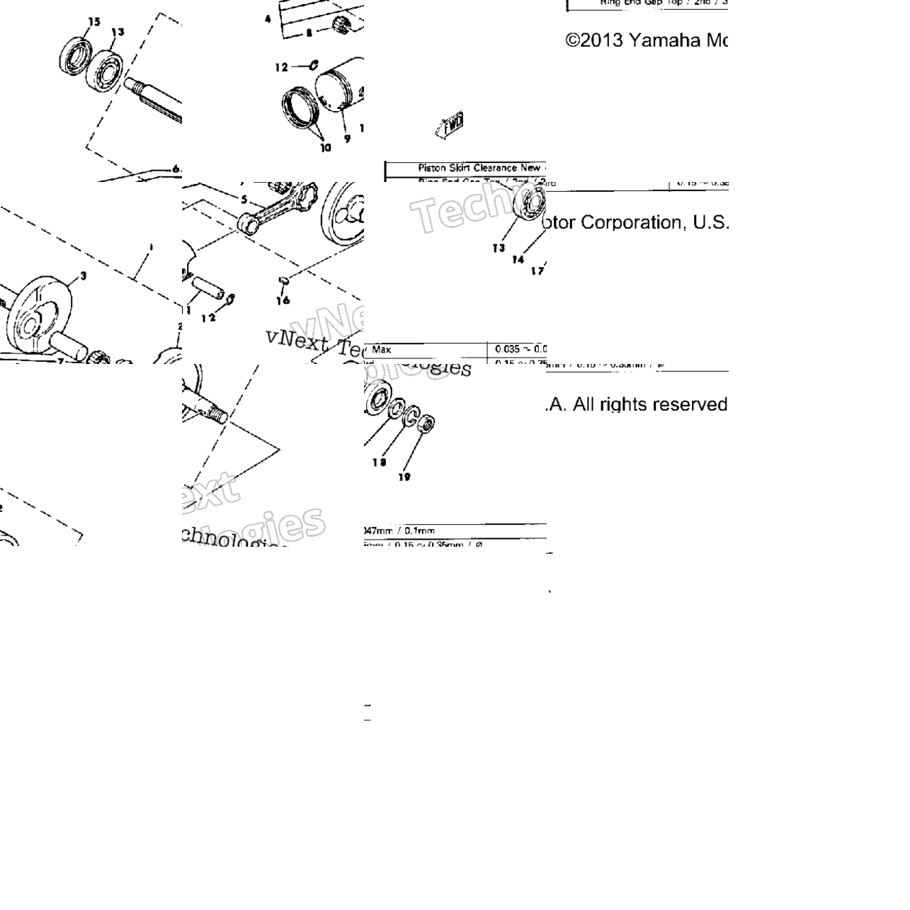 Crankshaft - Piston