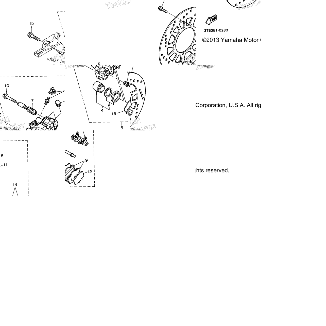 Rear Brake Caliper