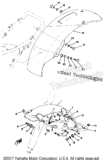 Front Fender - Rear Fender (Rt1, Rt1b)