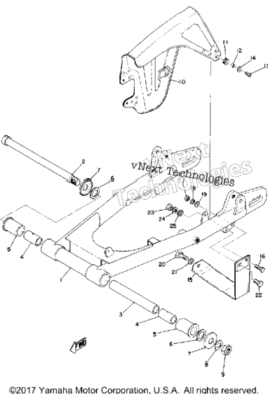 Rear Arm & Chain Case