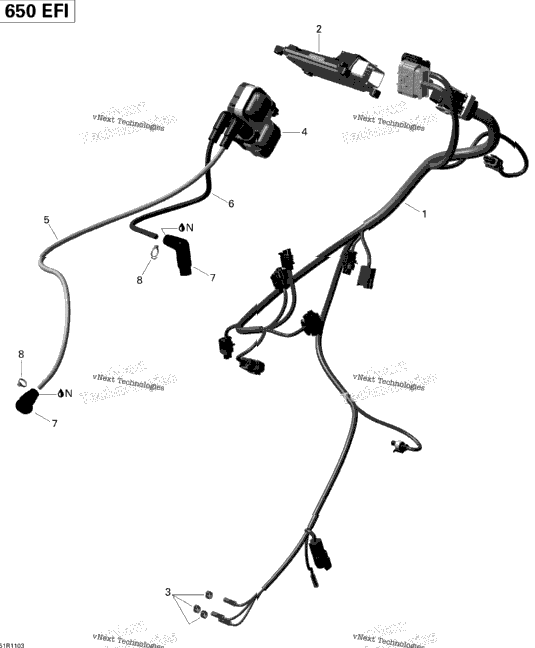 Engine Harness And Electronic Module