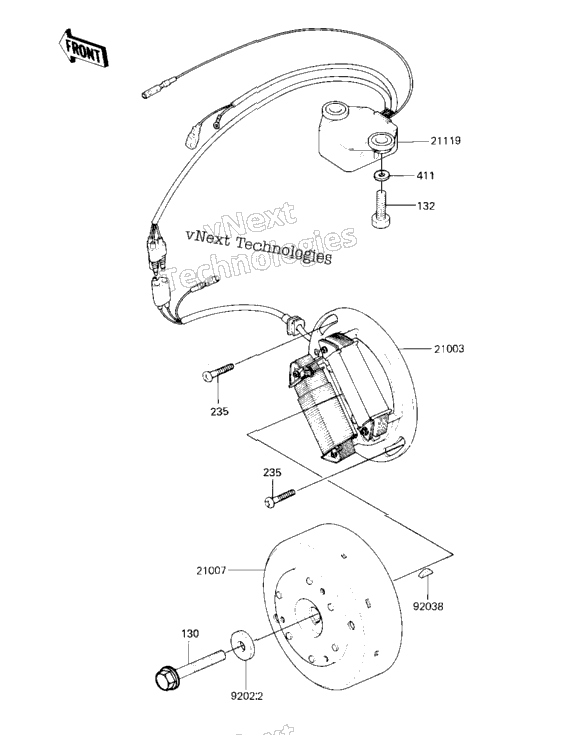 Ignition/Generator ('85 A2)