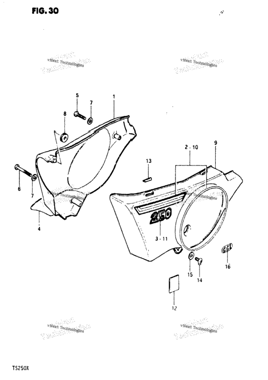 Frame Cover (Ts250t)