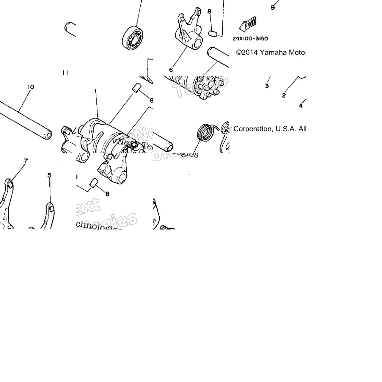 Shift Cam Fork