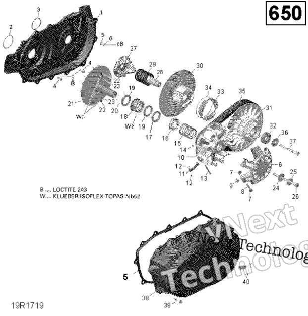 Transmission - 650 Efi