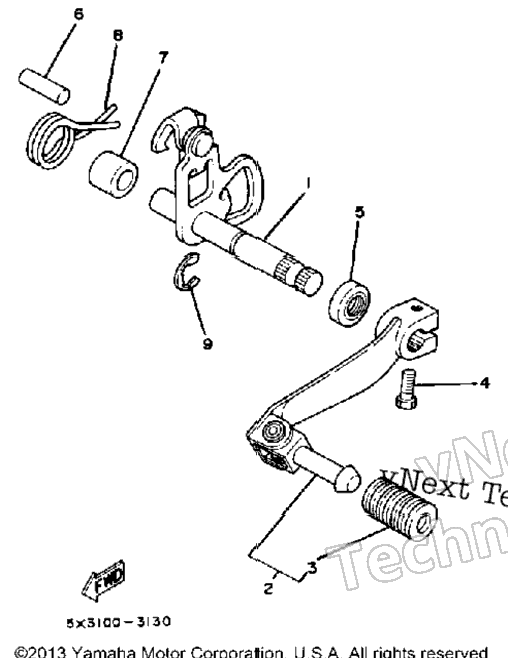 Shift Shaft-Pedal