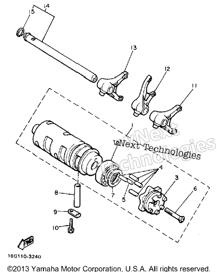 Shift Cam Fork
