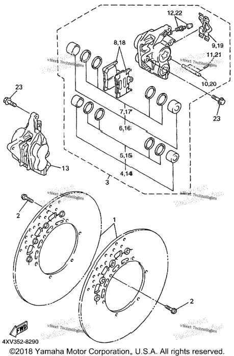Front Brake Caliper