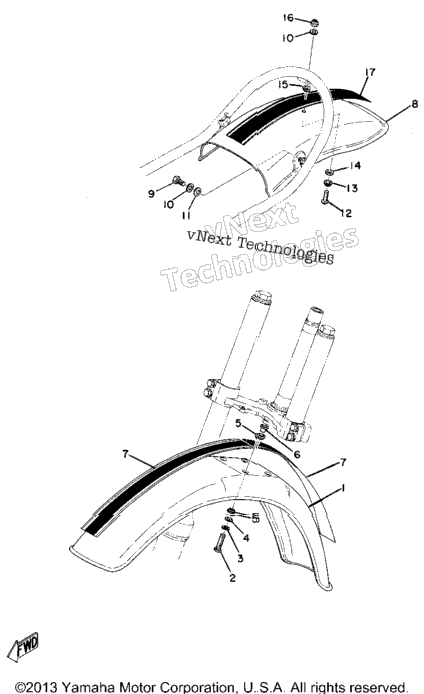 Front Fender - Rear Fender