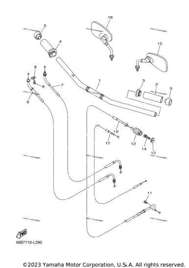 Steering Handle & Cable