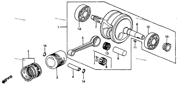 Crankshaft + Piston